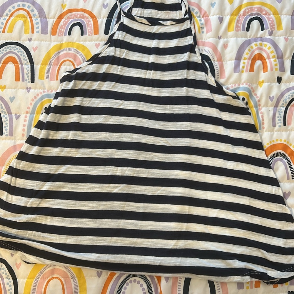 Aeropostale Black and White Tank Top with Boxy Relaxed Fit